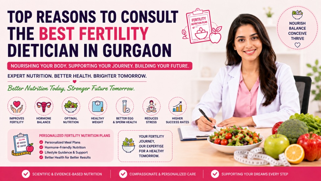 Top Reasons to Consult the Best Fertility Dietician in Gurgaon