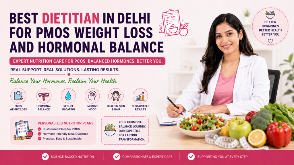 Best Dietitian in Delhi for PMOS Weight Loss and Hormonal Balance