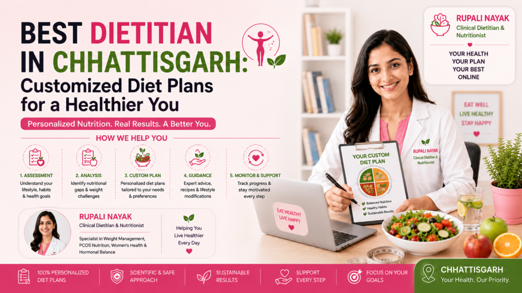 Best Dietitian in Chhattisgarh: Customized Diet Plans for a Healthier You