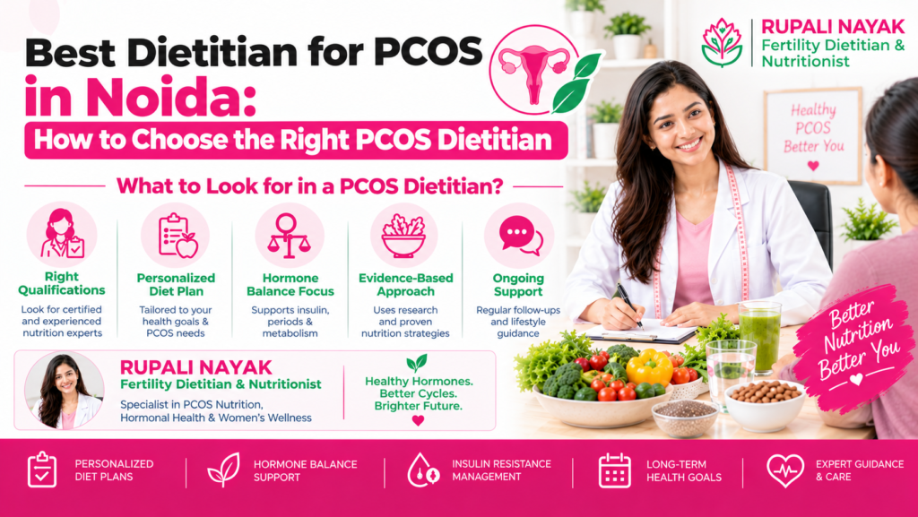 Best Dietitian for PCOS in Noida: How to Choose the Right PCOS Dietitian