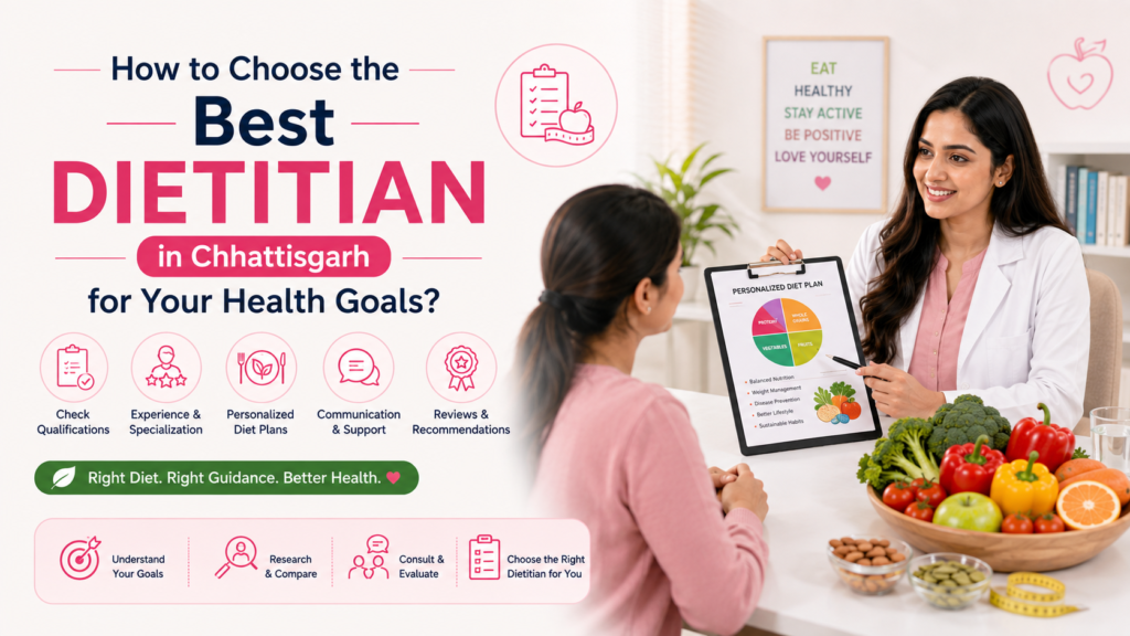 How to Choose the Best Dietitian in Chhattisgarh for Your Health Goals?