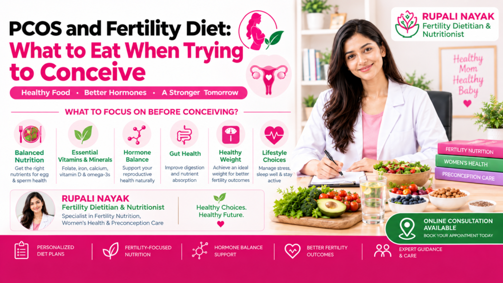 PCOS and Fertility Diet: What to Eat When Trying to Conceive