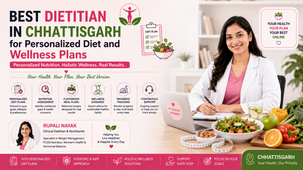 Best Dietitian in Chhattisgarh for Personalized Diet and Wellness Plans