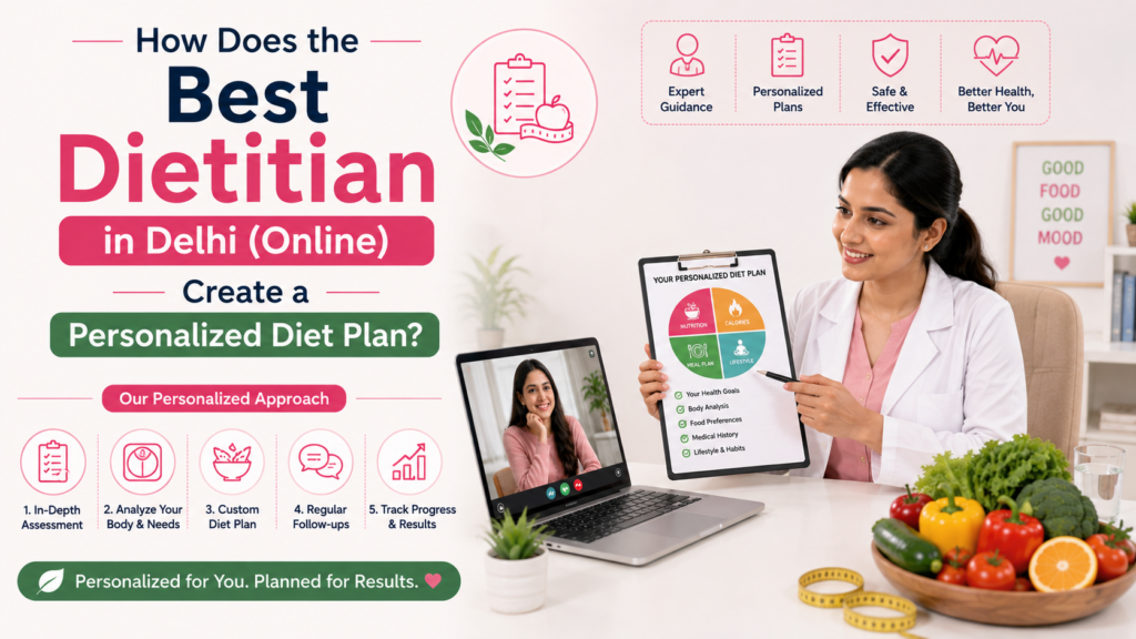 How Does the Best Dietitian in Delhi (Online) Create a Personalized Diet Plan?