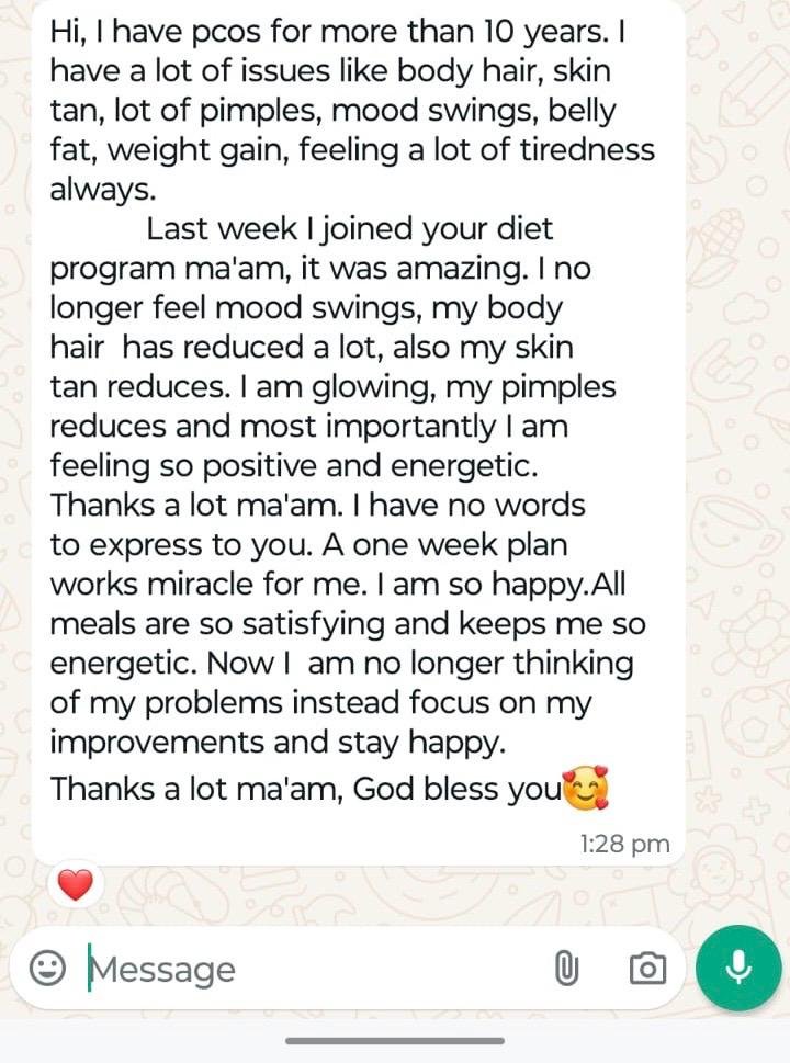PCOS WhatsApp Chat