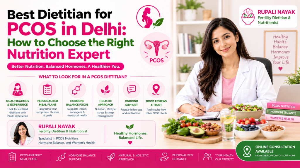 Best Dietitian for PCOS in Delhi: How to Choose the Right Nutrition Expert